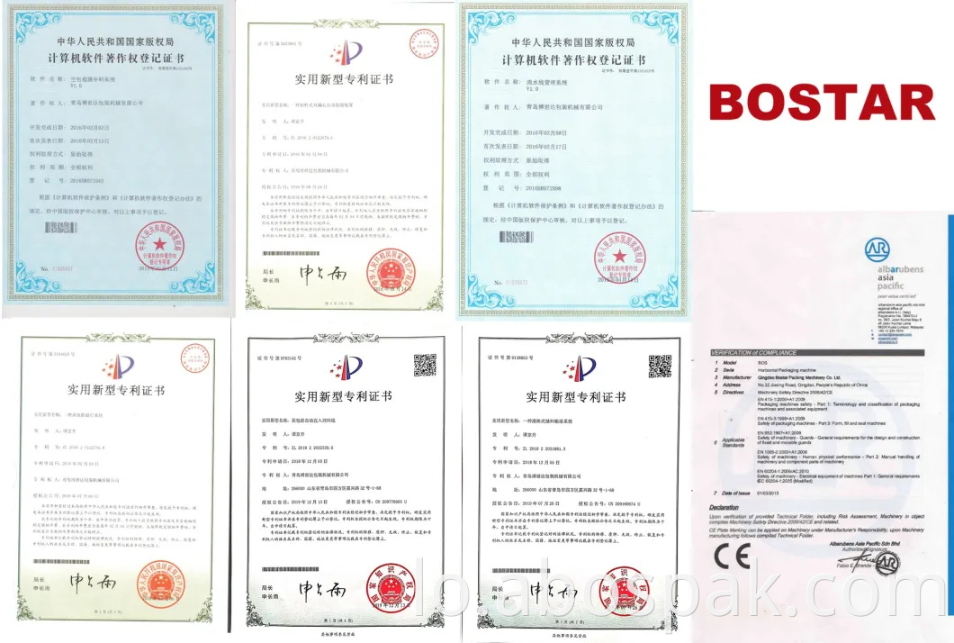 Qingdao Bostar ສົດຫມາກພ້າວຫຼາຍ Function ອັດຕະໂນມັດຫົດຮູບເງົາ Horizontal Servo Heat Shrink ຫໍ່ບັນຈຸພັນທີ່ມີອຸໂມງ